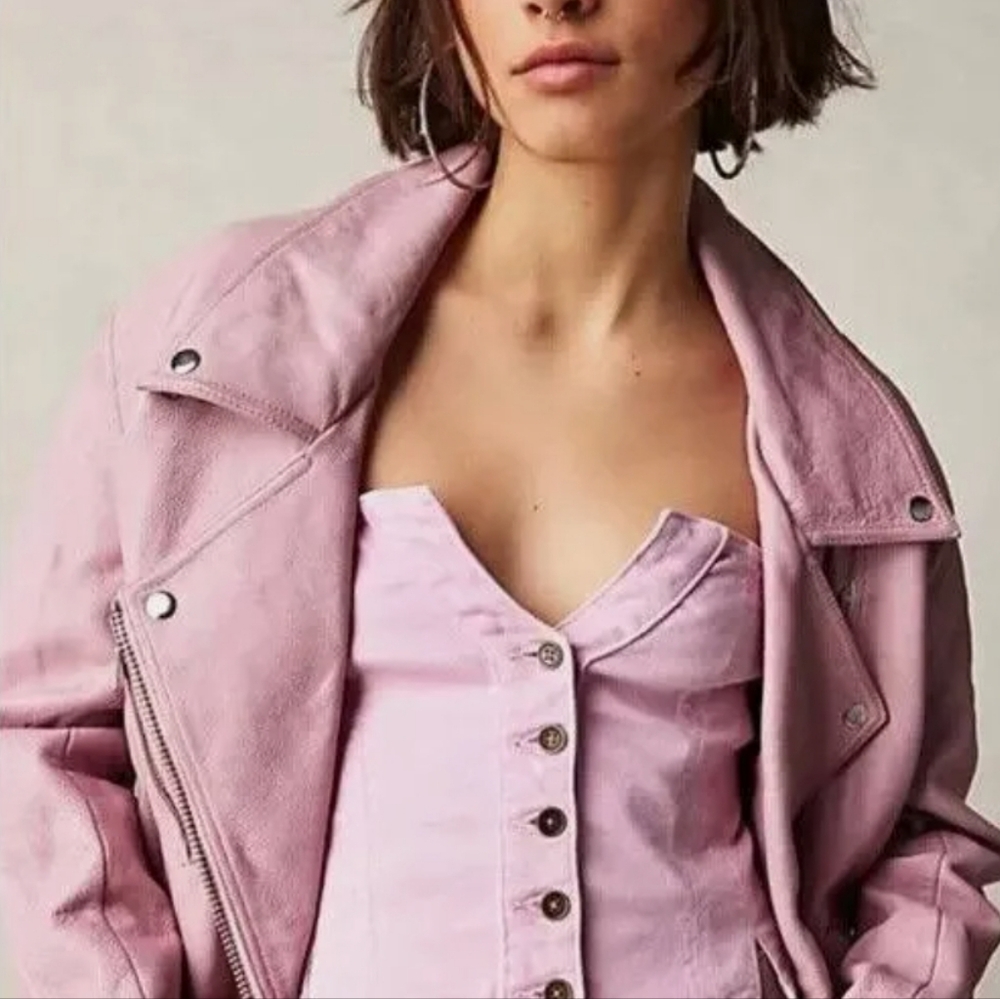 NWT We The Free leather jacket